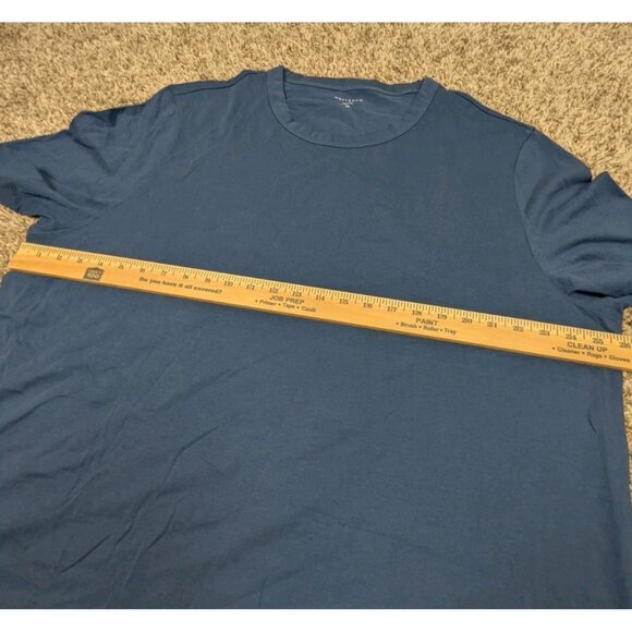 Mott and Bow T-Shirt 3XL XXXL Blue Short Sleeve Lightweight 100% Cotton Crew - Picture 6 of 7